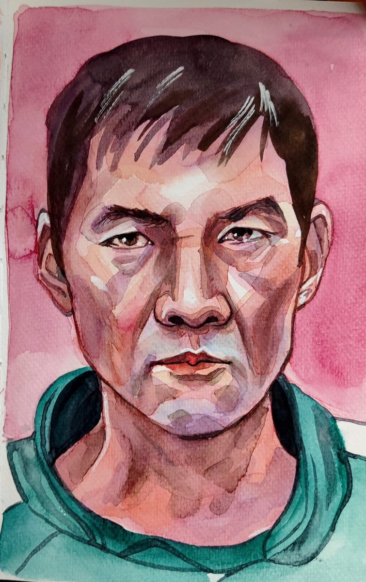 Ritratto sfondo rosa