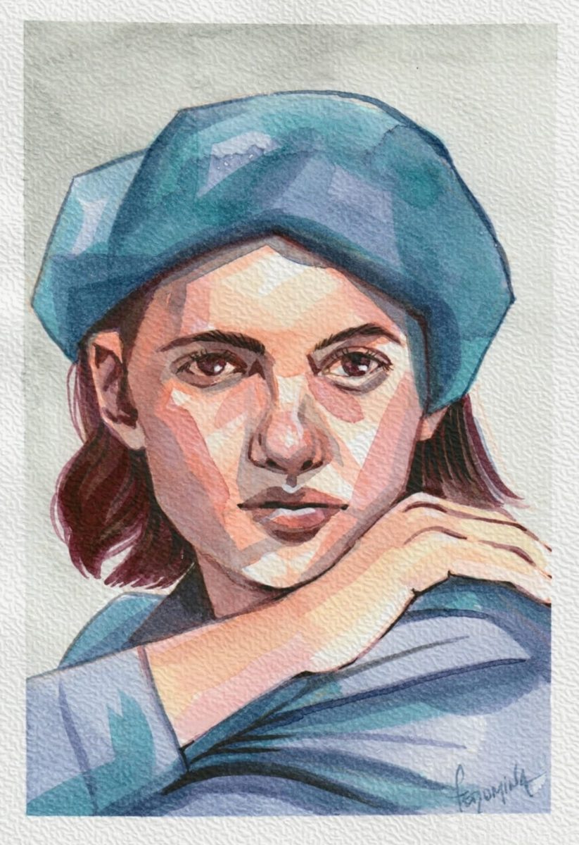 Ritratto con berretto — Fedomina